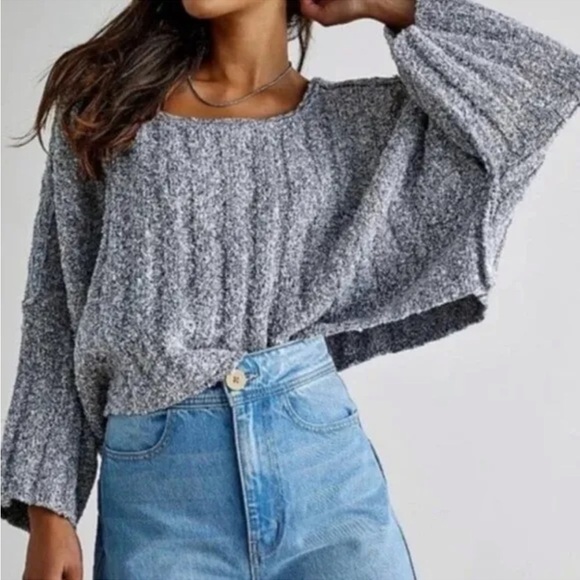 Free People Good Day Pullover Sweater Size Extra Small - Picture 1 of 10